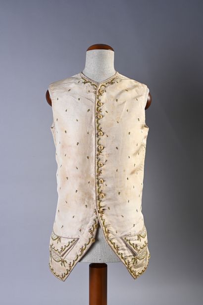 Embroidered vest, Louis XVI period, vest...