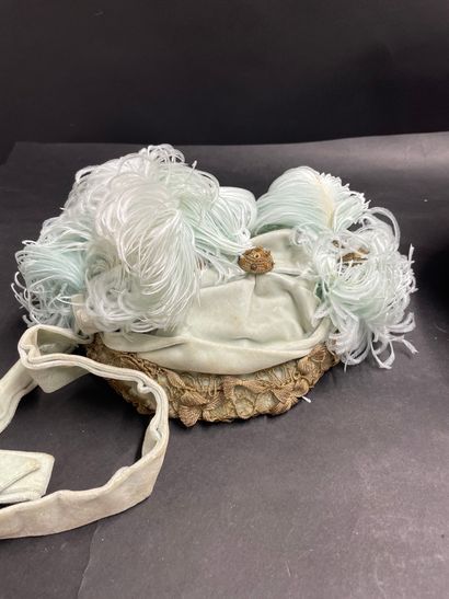 Capote, circa 1900, brassed cap lined with...