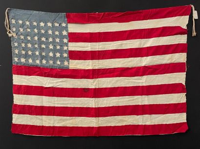 Meeting of four national flags, early 20th...