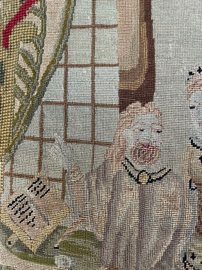 Meeting of embroideries, late eighteenth...