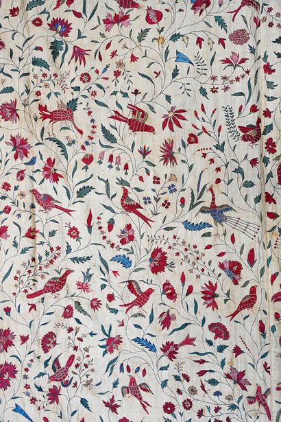 Embroidered hanging, probably Gujarat, India...