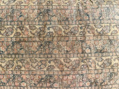 Set of three cushions in Persian embroidery...