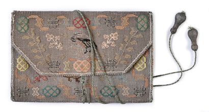 Pouch with gusset, late seventeenth-early...