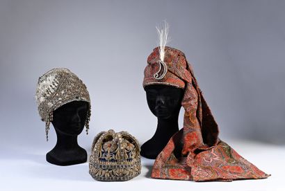 Two oriental-style headdresses for a cross-dressing...