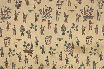 Metrage of silk for haute couture, circa...