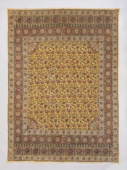 Sofreh in kalamkari, India or Persia, first...