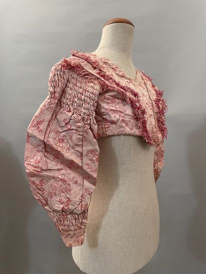 Meeting of elements of dresses in silks,...