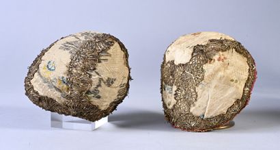 Two infant bonnets, first half of the eighteenth...