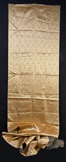 Metrage of silk for haute couture, circa...