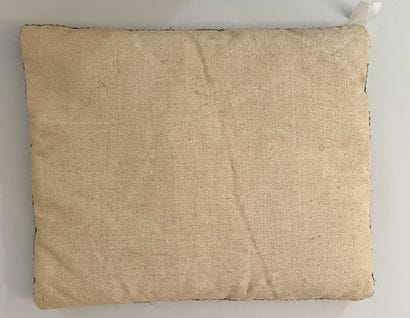 Set of three cushions in Persian embroidery...
