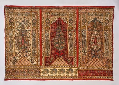 Panel of kalamkari hanging, South India,...