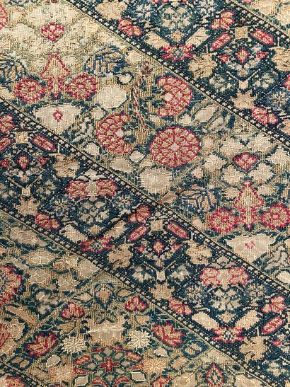 Set of three cushions in Persian embroidery...