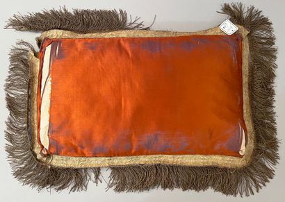Set of three cushions in Persian embroidery...