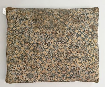 Set of three cushions in Persian embroidery...