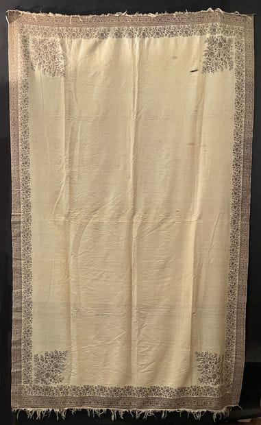 Long cashmere shawl, Restoration period,...