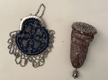 Two coin purses, first half of the 19th century,...