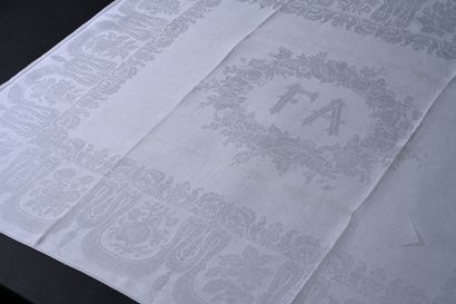 Twelve napkins with the number FA, Second...