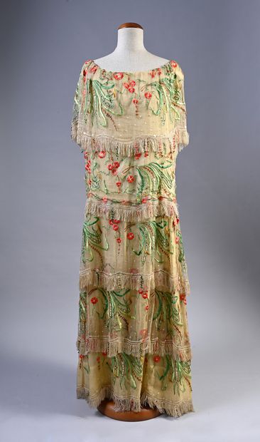 Afternoon dress, haute-couture, circa 1920,...