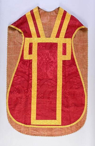 Damask chasuble, Italy, late sixteenth century,...