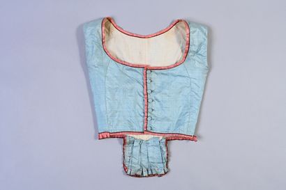 Dress bodice, late eighteenth century, soft...