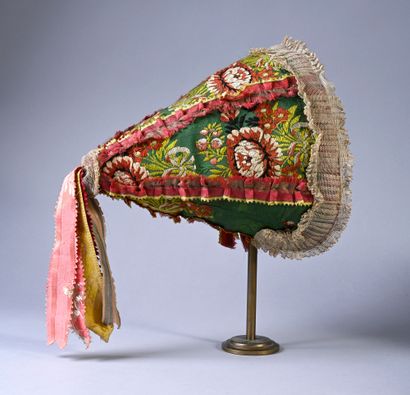 Amazing headdress, early 19th century, deep...
