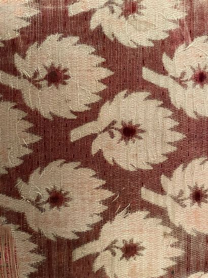 Set of three cushions in Persian embroidery...