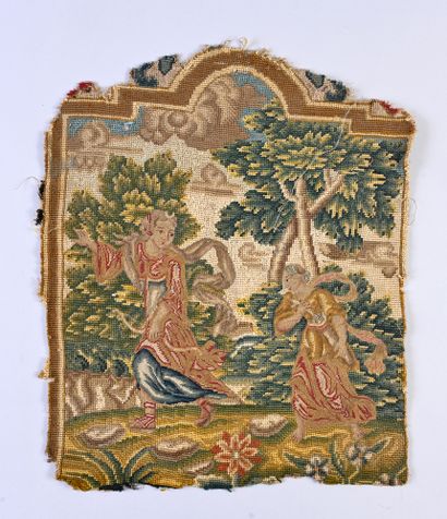 Meeting of embroideries, late eighteenth...