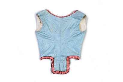 Dress bodice, late eighteenth century, soft...