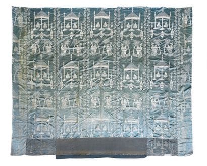 Important lampas panel of a piece of furniture...