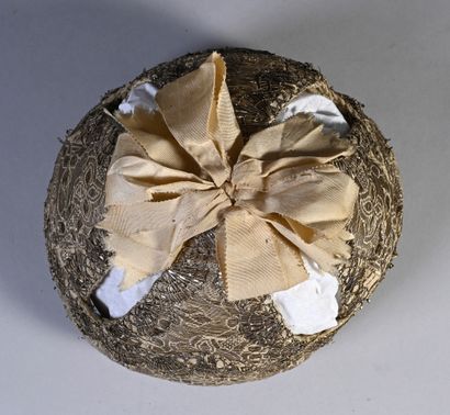 Bourrelet of child, XVIIIth century, quilted...