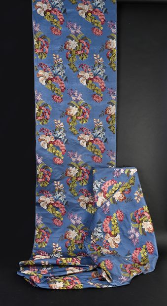 A Louis XV style lampas, Manufacture Bouix,...