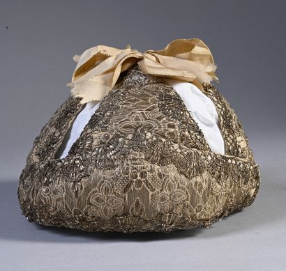Bourrelet of child, XVIIIth century, quilted...