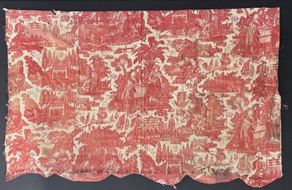 The Savoyard Dance, printed canvas with characters,...