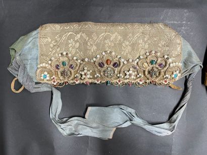 Two traditional headdresses, Russia, first...