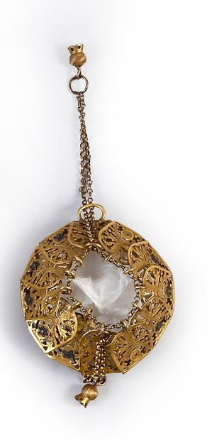 Aumonière, Charles X period, miniature purse...