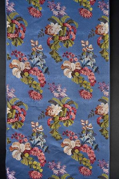 A Louis XV style lampas, Manufacture Bouix,...