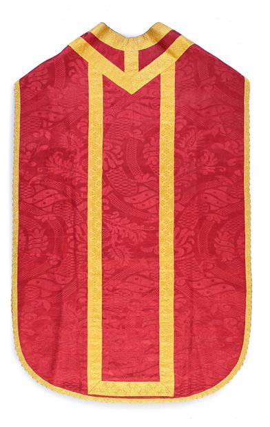 Damask chasuble, Italy, late sixteenth century,...