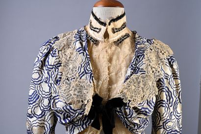 Afternoon dress signed Huc & Bourdoncle,...