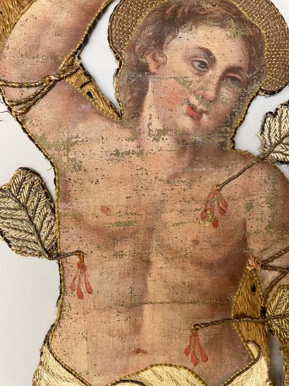 Meeting of embroideries, late eighteenth...