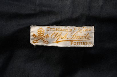 Embroidered cape, circa 1920-1930, midnight...
