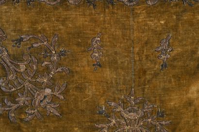 Embroidered cushion top, Turkey, second half...