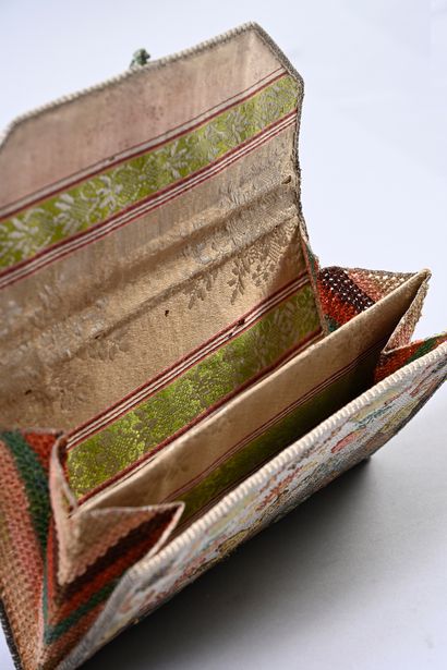 Pouch with gusset, late seventeenth-early...