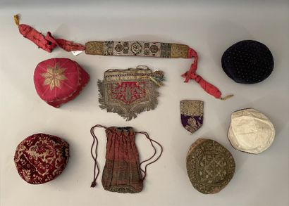 Meeting of accessories of the traditional...