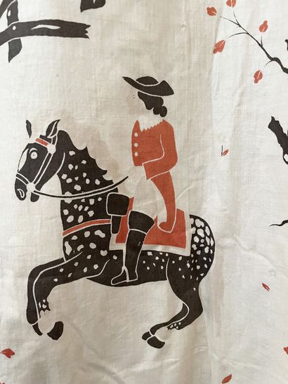 Pair of curtains for a little boy's room,...
