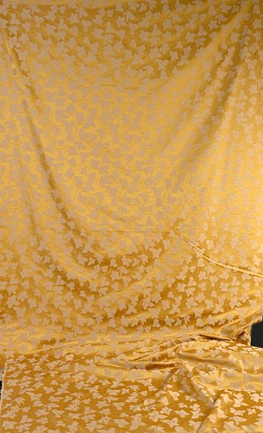 Large yardage of Restoration style fabric,...