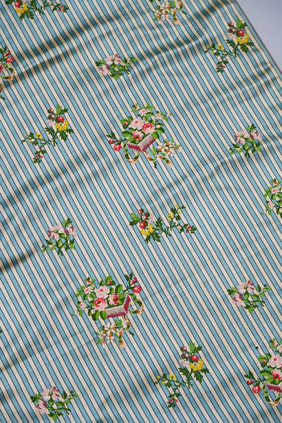 Lampas, Louis XVI style, late 19th century,...