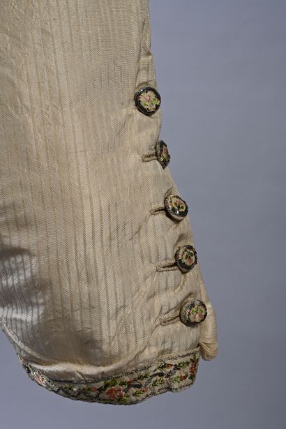 French suit complete, circa 1770, suit, vest...