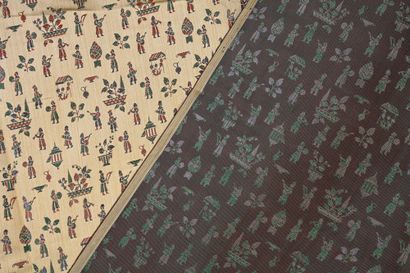 Metrage of silk for haute couture, circa...