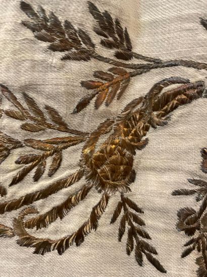 Meeting of six embroidered towels, Turkey,...