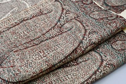 Long cashmere shawl, Restoration period,...